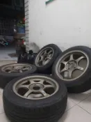 SSR TYPE-C 鍛造16吋4孔114.3 ET42 7J 古銅原漆美品 單顆僅5kg
