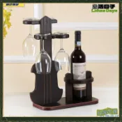 酒架家用酒杯架木製倒掛歐式葡萄酒架創意高腳杯架紅酒架擺件可開發票✅樂活日子🌟臺灣出貨🌟