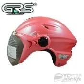 YC騎士生活_GRS 760 半頂式 輕便涼感帽 抗UV 防水W鏡片 超透氣 雪帽 安全帽 內襯全可拆洗 珍粉