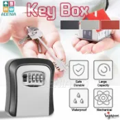 Key Safe Box 4 Digit Combination Key Box Wall Mounted Key Lo