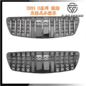 【品質保障】適用2003-2006款Benz賓士E系列 W211 前期 直瀑式水箱罩 GT豎條AMG款前中網進氣格柵