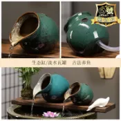 玖仟甄選館 】生態流水陶罐開口過濾循環水擺件魚缸養魚配件創意庭院風水造景