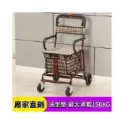 (店+)🚛免運下殺🚛 助行代步車 小推車 購物爬樓買菜 可坐折疊車 買菜小推車 老人手推車 菜籃車 購物車 小推車 助行器