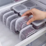 💟🔥糙米飯冷凍分裝盒 微波保鮮盒 密封餐盒 減脂健康餐 五穀雜糧米飯盒 小便當盒 食品級耐熱 冰箱收納盒 帶蓋副食品盒💟