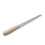 (店+)日本燕三條 不鏽鋼木柄鋸齒麵包刀 28.5cm (波浪刀刃/吐司刀/鋸齒刀/法國麵包/燕三条)