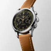 LONGINES 浪琴 Record 開創者天文台認計時機械錶 開學換新季 送禮推薦-40mm L2.921.4.56.2