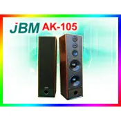 【綦勝音響批發】JBM 專業雙10吋落地喇叭 AK-105 (超重低音,三音路五單體,視聽室.卡拉OK歌唱.家庭劇院