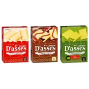 即期 三立製菓 D'asses 薄燒餅 白可可 黑可可 抹茶 (微盒損) 夾心餅 薄餅