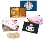 (現貨附發票)哆啦A夢 庫洛米 Hellokitty造型餅乾禮盒 鐵盒 10枚入 小叮噹 三麗鷗 凱蒂貓