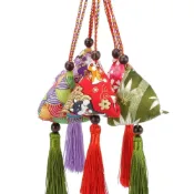 (店+)【晨豐商行】客家花布吊飾香包(全艾草香包)-鹿港香包/端午香包/端午節禮品/艾草香包(客家花布吊飾香包)-單個