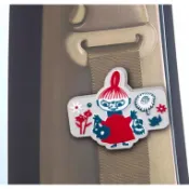 【現貨24H】 姆明 MOOMIN 日本 原裝 亞美 小不點 嚕嚕米 安全帶扣 汽車安全帶 安全帶固定夾 汽車用品【圓圓