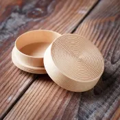 日本山中漆器 山櫻木木製茶筒 手工茶葉罐 我戶幹男商店 Gato Mik
