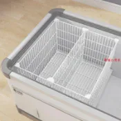 熱銷 冰櫃收納置物架 分區隔板 冷凍櫃內部分隔分層籃 冰箱冷凍室分類收納筐 可調節隔板 分隔筐 冷凍專用 銀瑞百貨屋