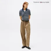 【Tommy Hilfiger】1985 系列 旗幟刺繡 Polo 衫_藍色