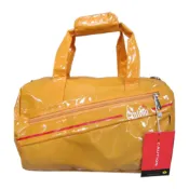 (店+)【SNOW.bagshop】圓筒旅行袋中容量手提肩背斜側護肩長背帶運動(台灣製防水鏡面特多龍600D材質)