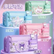 【台灣寄出】🌸2026新款 三麗鷗 庫洛米 大容量 筆袋 國小生 鉛筆盒 女生 大耳狗 美樂蒂 開學用品