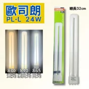 🌟耀星照明 歐司朗 PL-L 4P 24W 840 865 830 暖白光 白光 黃光 D色 PL燈管 檯燈