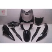 附發票-車殼玩家=新勁戰二代,勁戰2代,4C6, 烤漆部份, 黑, 機車車殼=EG部品