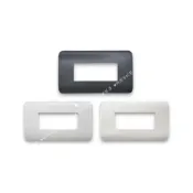 (店+)【Panasonic 國際牌】RISNA系列❤️單連1連3孔插座用蓋板_灰色銀邊/白色銅邊/白色銀邊