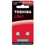 愛樂購 【東芝Toshiba】LR41鈕扣型192鹼性電池2粒裝(1.5V鈕型電池 無鉛 無汞)