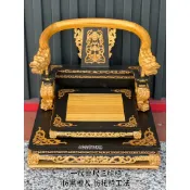 仿托工法 一尺仿托尺三 仿黑檀入檜木  龍椅 文椅 疊椅  平價回饋 龍椅 新府城宴王佛具 疊座 疊椅