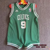 美國NBA官網正品兒童寶寶包屁球衣James Rondo Garnett Kobe Curry塞爾堤克爬行服親子裝全家福