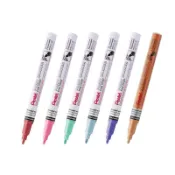【墊腳石】Pentel MSP10 細字油漆筆-彩色(桃紅/粉紅/淺綠/淺藍/紫/青銅)