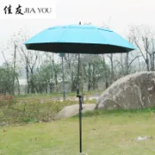 臻選時刻 【2米大傘面】釣魚傘 戶外傘 遮陽傘 防曬傘 防雨傘 競技傘 玻纖傘骨 鋁合金支架 手杖式轉向 360度旋轉 防風穩固 釣魚專用