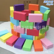 漣漪生活 【安全無毒】EVA泡沫積木 兒童積木 軟積木 大塊積木 幼兒園玩具 遊樂園玩具 軟磚塊 瑜伽磚塊 加厚防摔 輕巧好搭建 親子互動