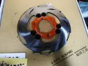 【 輪將工坊 】橘色 FAR  200MM 浮動圓碟 殺人碟 金屬燒結來令 VJR MANY IRX  RSZ CUXI