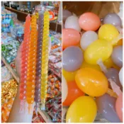 🍓金田旺 冰品果凍系列《雞蛋冰-鳳梨·乳酸·葡萄·草莓·柳橙》珍珠串果凍 雞蛋冰 珍珠串 造型果凍 冰棒 果汁棒
