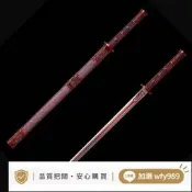 【人氣精選】高錳鋼落塵劍龍泉劍冷兵器長劍金屬寶劍真劍影視道具工藝品未開刃