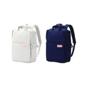 (店+)【ELECOM】迷你帆布 3WAY薄型後背包-燕麥/深藍