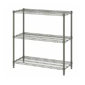 【IKEA 宜家家居】OMAR 層架組, 灰綠色, 92x36x94 公分
