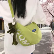 大促銷八 女生包包 側背包 斜挎包 單肩包 斜挎包女包新款餃子包女大容量包包女通勤單肩日系百搭月牙包
