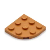 COOLPON｜這是樂高®LEGO®的正版零件 中牛軋糖 Round Corner 3x3 30357 6252194