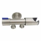 (店+)【蝴蝶衛浴】蝴蝶衛浴~304不鏽鋼 雙出水長栓.多功能一進兩出.4分通用規格.獨立開關控制.雙出水.陶瓷閥芯.廁所馬桶掛座