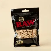 黑羊選物 台灣現貨 RAW 6mm 黑標 纖維濾嘴 120入 Filter Slim 捲菸濾嘴 paper 濾嘴 捲煙紙