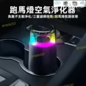 昕購商鋪 【品質認證】【跑馬燈空氣淨化器】空氣淨化器 空氣清新器 360度循環淨化器 車用除臭機 炫酷彩燈 車載小型負離子 US
