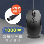 【祥昌電子】MPS-53 PS/2 高解析光學鼠 光學滑鼠 PS2 滑鼠 有線滑鼠 鼠標