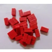 🔬實驗教具🔬2公分 古氏 積木 數棒 砝碼 有刻痕 紅色 數粒 USL