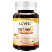 LOVITA愛維他 長效緩釋型維他命C素食錠1000mg(60錠)(維生素C 柑橘生物類黃酮 玫瑰果萃取物)加拿大進口