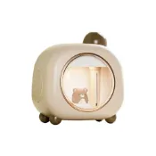 (店+)太空艙小熊單噴加濕器（多彩氛圍燈 靜音 奈米霧化 香薰機 噴霧水氧機 可愛萌趣 生日禮物）