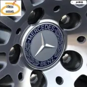 M~A BENZ賓士藍黑稻穗款鋁圈蓋輪圈蓋C300 E250 s320GLA CLK w211 w204