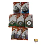 (店+)【A+HOUSE】鋼絲輪 SAKURA 櫻花 17 19 25mm 六角柄鋼絲輪 六角柄鋼刷 倒角鋼刷 齊頭磨角刷 去