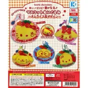 【盒蛋廠】K2三麗鷗角色捏捏發聲吊飾 歐姆蛋ver. 全5款4515732214640【現貨日本扭蛋、指定款銷售】