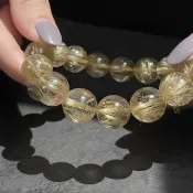 天然鈦金水晶手珠| 天然水晶 | 送禮