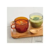 (店+)【HARIO】HARIO_COLORS_Stack_茶&咖啡_日本即飲沖泡耐熱玻璃杯-琥珀色/灰色 馬克杯