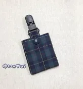 唯小伊手作＊學院格紋(藍綠)＊平安符袋/護身符袋/香火袋＊可愛＊客製