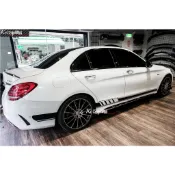 Kc汽車部品 w205 S205 C205 ED1 [車身貼] 側裙貼 C300 C250 C180 C43